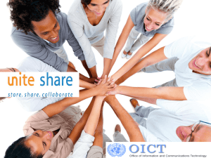 unite share training presentation