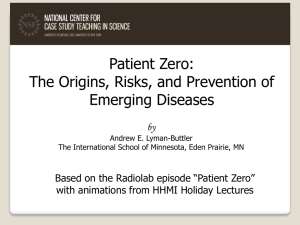 Patient Zero - National Center for Case Study Teaching in Science