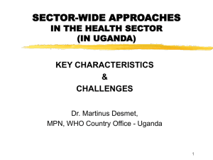 SECTOR-WIDE APPROACHES IN THE HEALTH SECTOR (IN