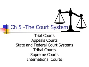 5. The Court System - North Mason School District