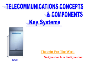 Unit 1 Lesson 5 Key Systems