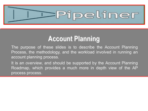 Account Planning Overview - Pipeliner