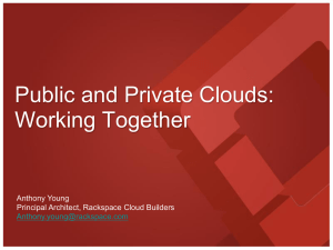 OpenStack A Common Platform for Service Providers and Enterprises