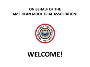 scoring - The American Mock Trial Association