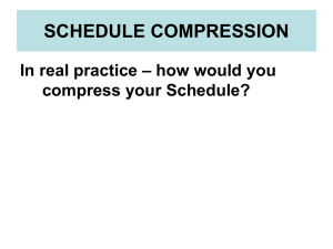 23-Schedule Compression