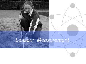 Measurement Intro