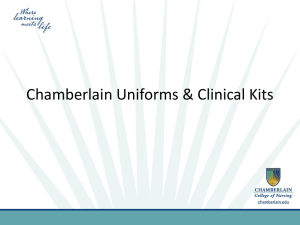 Chamberlain Uniforms