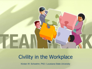 Civility PowerPoint Presentation