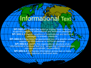 Informational Text - Oakland High School