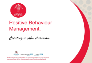 Sue Pennington - Positive behaviour management
