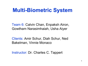 Multi-Biometric System