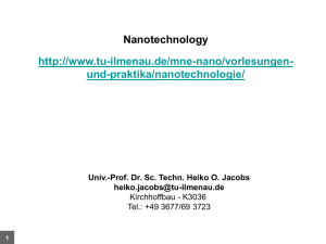 Fundamentals of Nanotechnology - Nanomaterials