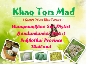 Background for Khao Tom Mad