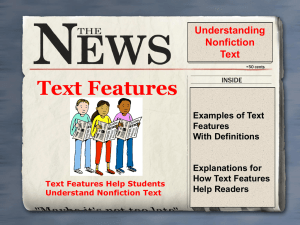 Text Features 1