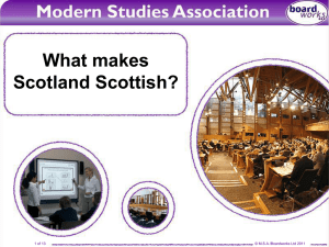 What Makes Scotland Scottish