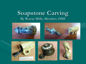 Soapstone Carving By Wayne Mills, Member, OMS
