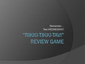 Rikki Tikki Review Powerpoint