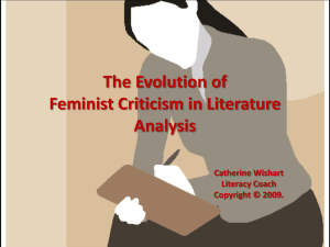 The Evolution of Feminism in Literature Analysis