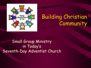 Small Groups 7 PowerPoint