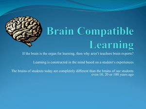 Brain Compatible Learning