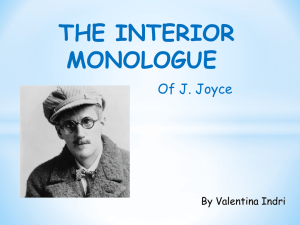 The Interior Monologue_ppt