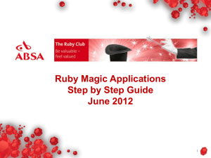 Ruby Magic - Achievement Awards Group