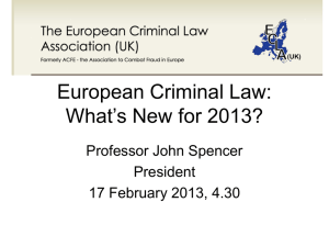 Powerpoint - The European Criminal Law Association UK