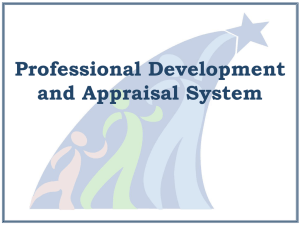 Professional Development and Appraisal System