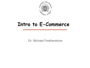 Introduction – E-Commerce - Management and Marketing