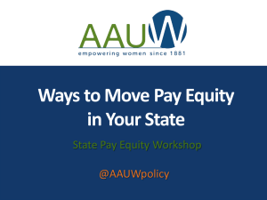 State Equal Pay Presentation
