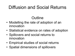Diffusion & Social Returns - Princeton University Press