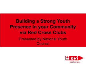 School Club Panel - American Red Cross Youth
