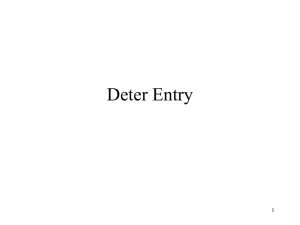 Deter Entry