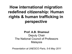 How international migration redefined citizenship: Human