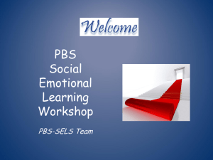 PBS- Social Emotional Learning Worshop