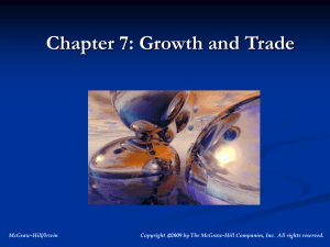 Growth and Trade