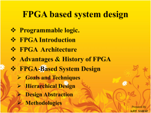 3) FPGA Based Systems Design
