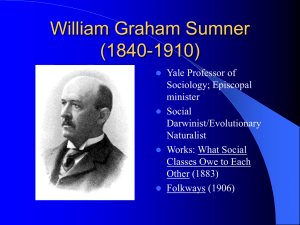 William Graham Sumner Presentation
