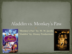 Aladdin vs. Monkey`s Paw