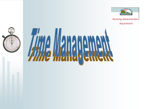 Time Management By