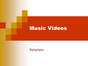 Codes and conventions of music videos