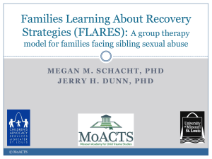 Families Learning About Recovery Strategies (FLARES): A group