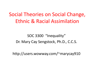 Social Theories on Assimilation
