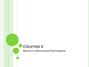 Chapter 5: Barriers