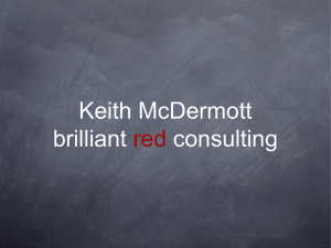 Keith McDermott brilliant red consulting