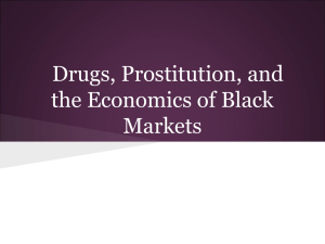 Drugs, Prostitution, and the Economics of Black Markets