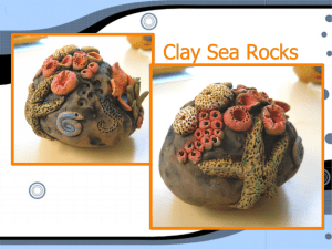 clay sea rocks powerpoint from CAEA conference - K