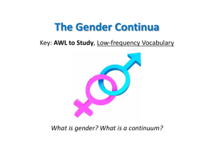 The Gender Continua