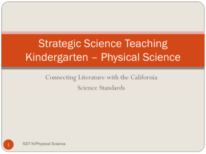 Strategic Science Teaching