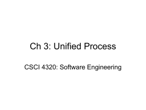 Ch 3: Unified Process